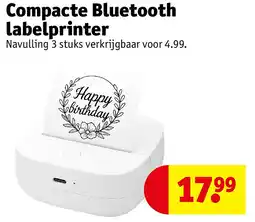 Kruidvat Compacte Bluetooth labelprinter aanbieding