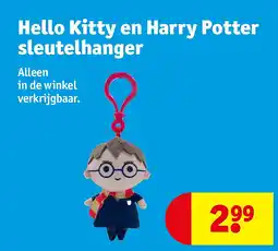Kruidvat Hello Kitty en Harry Potter sleutelhanger aanbieding