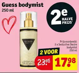 Kruidvat Guess bodymist aanbieding
