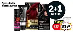 Kruidvat Syoss Color haarkleuring aanbieding