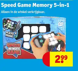 Kruidvat Speed Game Memory 5-in-1 aanbieding