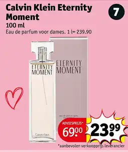 Kruidvat Calvin Klein Eternity Moment aanbieding