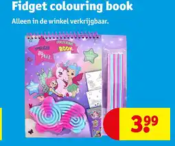 Kruidvat Fidget colouring book aanbieding