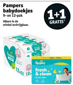 Kruidvat Pampers babydoekjes aanbieding