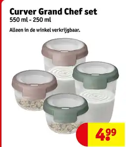 Kruidvat Curver Grand Chef set aanbieding