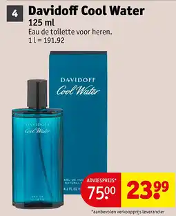 Kruidvat Davidoff Cool Water aanbieding
