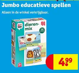 Kruidvat Jumbo educatieve spellen aanbieding