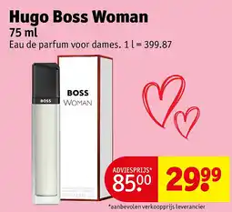 Kruidvat Hugo Boss Woman aanbieding