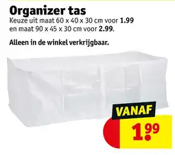 Kruidvat Organizer tas aanbieding