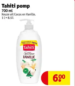 Kruidvat Tahiti pomp aanbieding