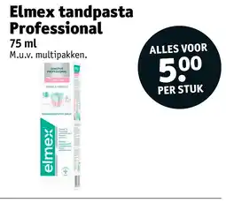 Kruidvat Elmex tandpasta Professional aanbieding