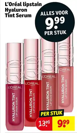 Kruidvat L’Oréal lipstain Hyaluron Tint Serum aanbieding
