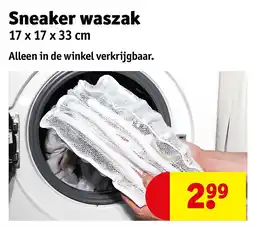 Kruidvat Sneaker waszak aanbieding
