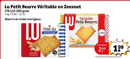 Kruidvat Lu Petit Beurre Véritable en Zeezout aanbieding