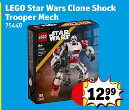 Kruidvat LEGO Star Wars Clone Shock Trooper Mech aanbieding