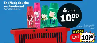 Kruidvat Fa (Men) douche en deodorant aanbieding
