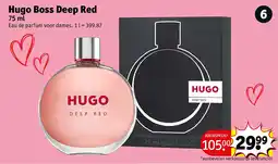 Kruidvat Hugo Boss Deep Red aanbieding