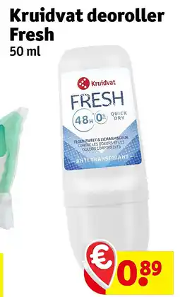Kruidvat Kruidvat deoroller Fresh aanbieding