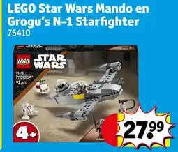 Kruidvat LEGO Star Wars Mando en Grogu’s N-1 Starfighter aanbieding