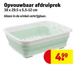 Kruidvat Opvouwbaar afdruiprek aanbieding