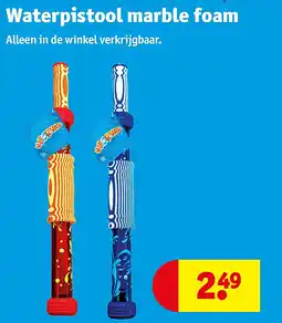Kruidvat Waterpistool marble foam aanbieding