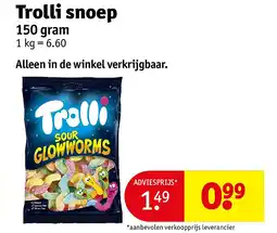 Kruidvat Trolli snoep aanbieding