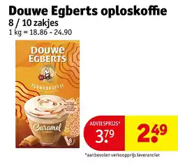 Kruidvat Douwe Egberts oploskoffie aanbieding