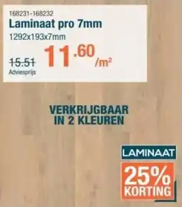 Cevo Laminaat pro 7mm aanbieding