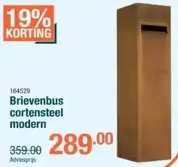 Cevo Brievenbus cortensteel modern aanbieding