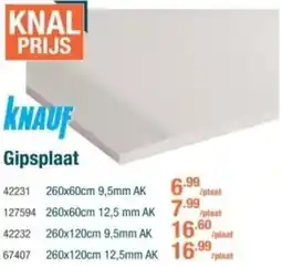 Cevo Knauf Gipsplaat aanbieding