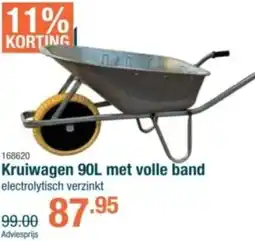 Cevo Kruiwagen met volle band aanbieding