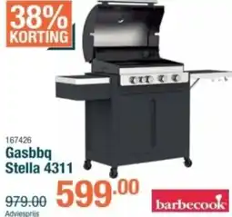 Cevo Barbecook Gasbbq Stella 4311 aanbieding