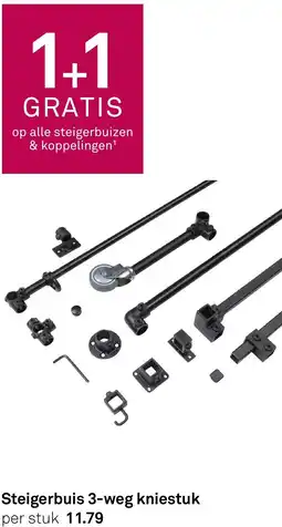 Karwei Steigerbuis 3-weg kniestuk aanbieding