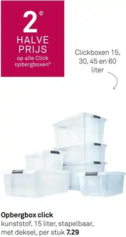 Karwei Opbergbox click aanbieding