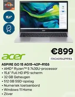 CompuDeals Acer Aspire go 15 AG15-42P-R1E6 aanbieding