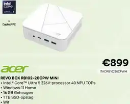 CompuDeals Acer Revo box RB102-20CPW MINI aanbieding