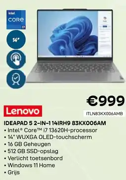 CompuDeals Lenovo Ideapad 5 2-IN-1 14IRH9 83KX006AM aanbieding