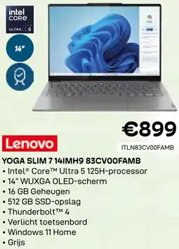CompuDeals Lenovo Yoga slim 7 14IMH9 83CVOOFAMB aanbieding