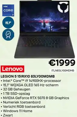 CompuDeals Lenovo Legion 5 15IRX10 83LYOOMDMB aanbieding
