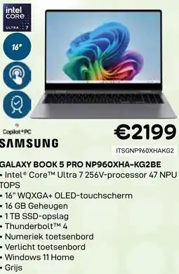 CompuDeals Samsung Galaxy book 5 pro NP960XHA-KG2BE aanbieding