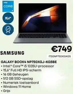 CompuDeals Samsung Galaxy book4 NP750XGJ-KG5BE aanbieding