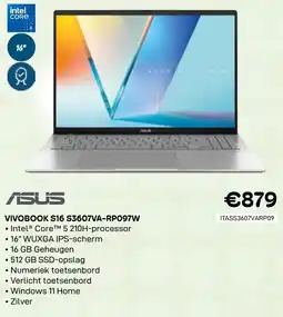CompuDeals Asus Vivobook S16 S3607VA-RP097W aanbieding