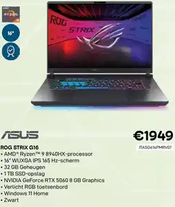 CompuDeals Asus ROG STRIX G16 aanbieding