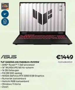 CompuDeals Asus Tuf gaming A16 FA608UH-RV015W aanbieding