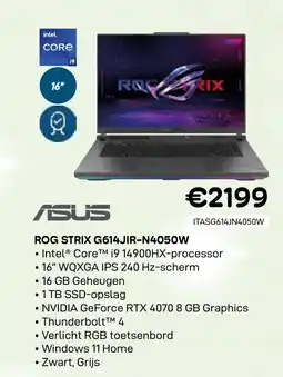 CompuDeals Asus rog strix g614jir-n4050w aanbieding