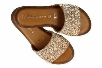 Berca Shoes Tamaris Muiltjes Dames - Rosegold aanbieding