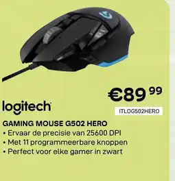CompuDeals Logitech gaming mouse g502 hero aanbieding