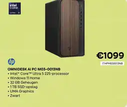 CompuDeals Hp omnidesk ai pc m03-0013nb aanbieding