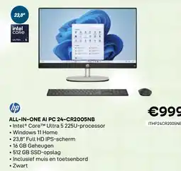 CompuDeals Hp all-in-one ai pc 24-cr2005nb aanbieding