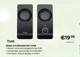 CompuDeals Trust remo 2.0 speaker set 17595 aanbieding